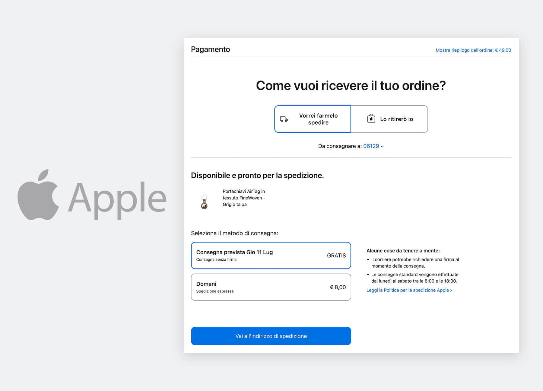 apple checkout